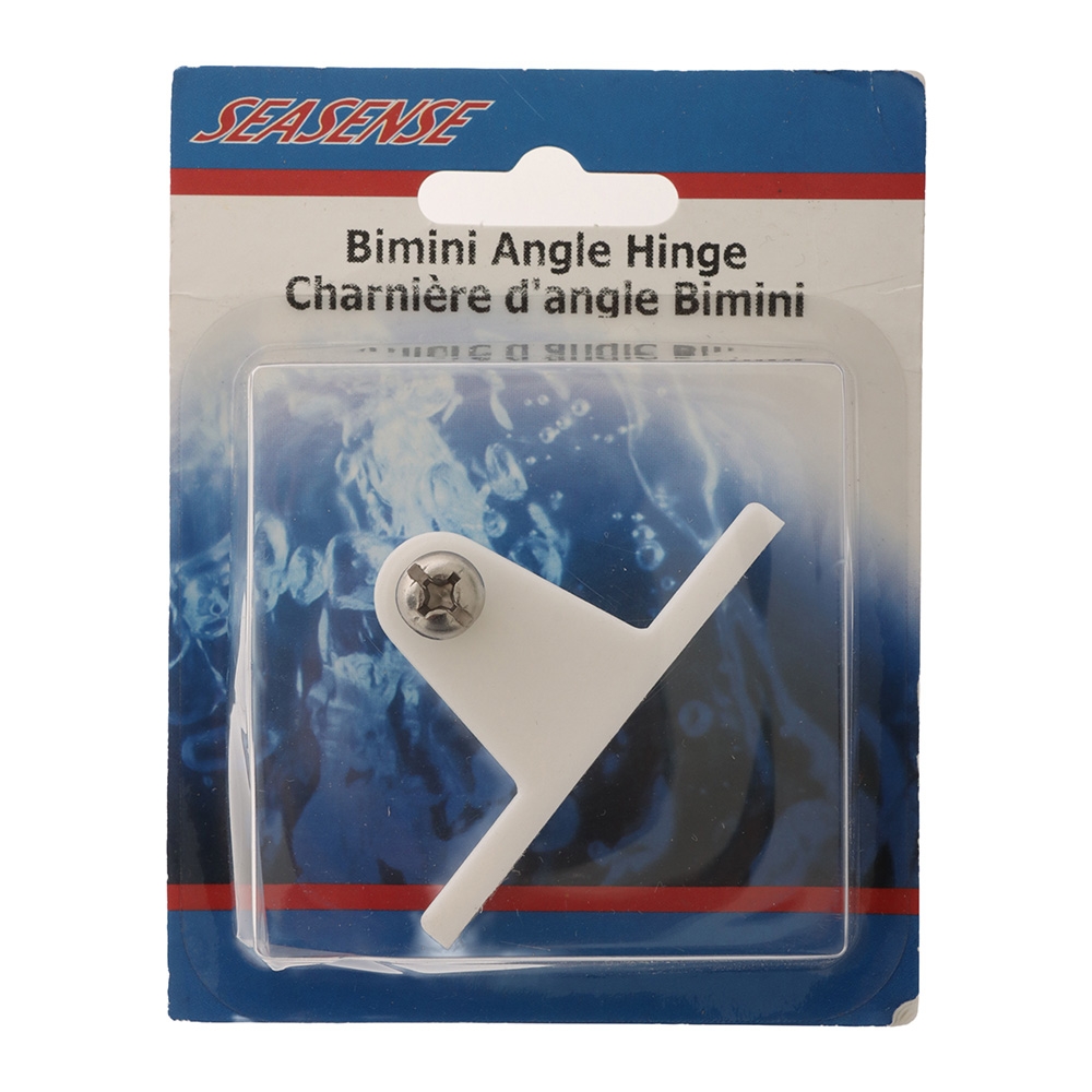 SeaSense Nylon Canopy Angled Deck Hinge White