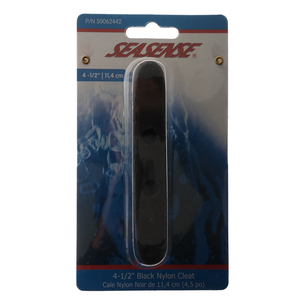 SeaSense Black Nylon Dock Cleat 4.5in