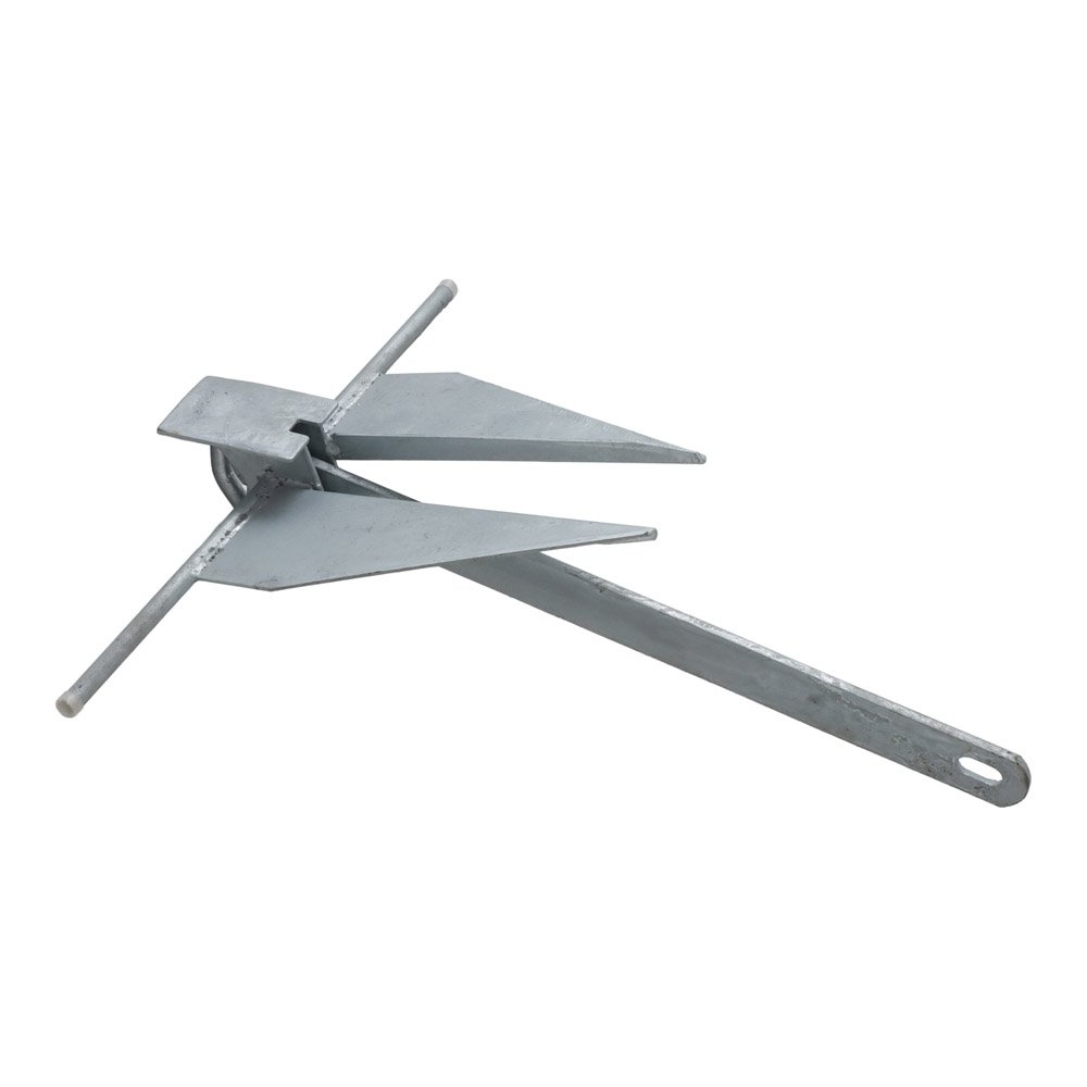 SeaSense Galvanised Fluke Anchor 16lb for 20 to 25ft Boats