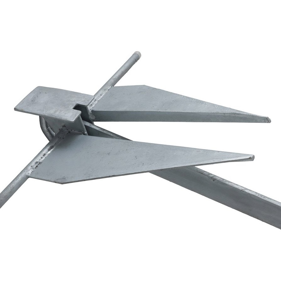 SeaSense Galvanised Fluke Anchor 16lb for 20 to 25ft Boats