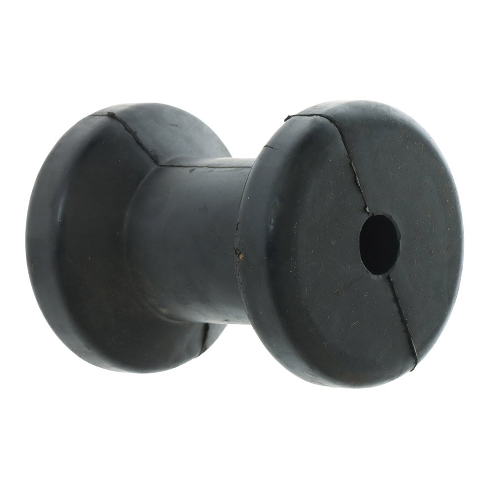 SeaSense Rubber Trailer Spool Roller Black 101.6mm - 15.875mm Shaft