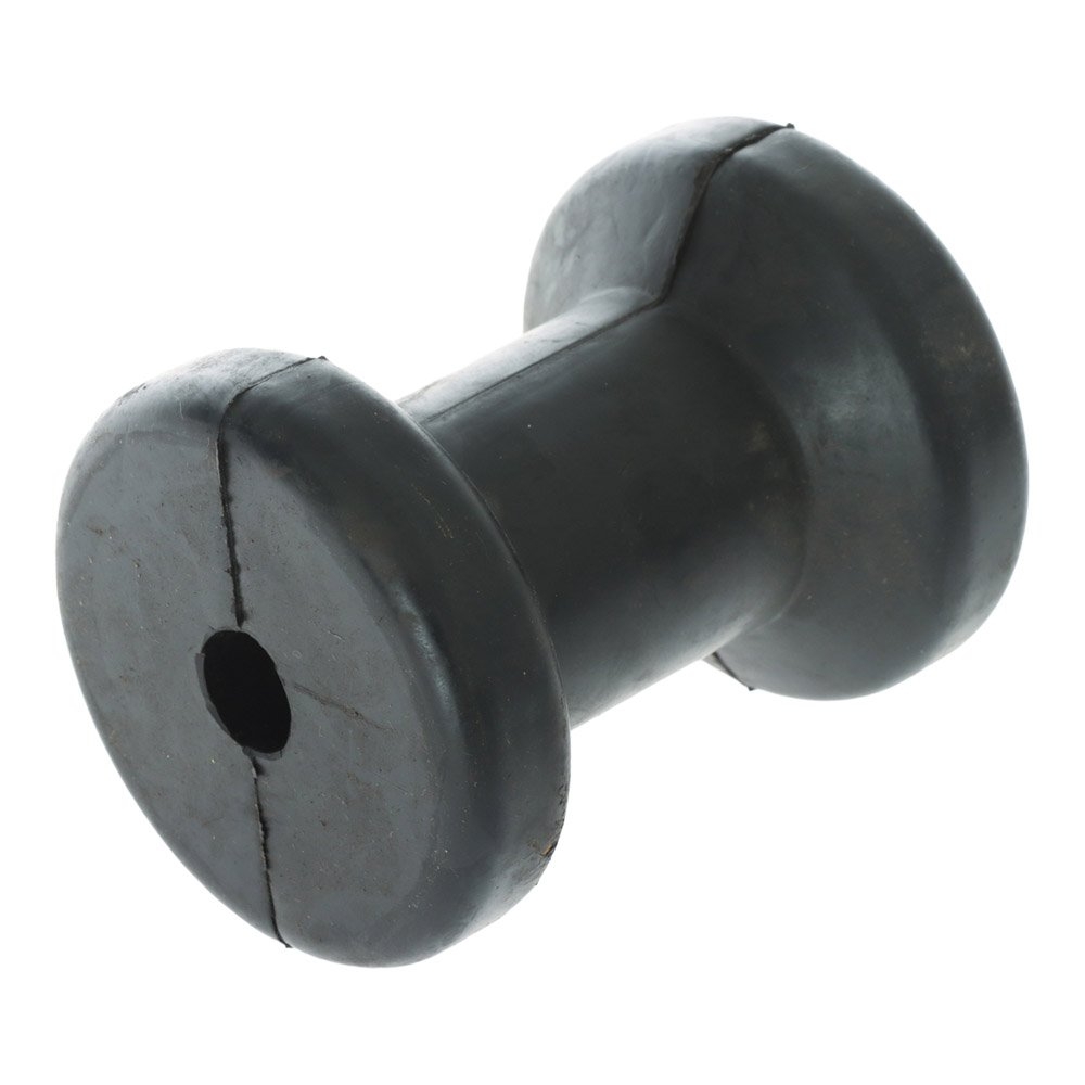 SeaSense Rubber Trailer Spool Roller Black 101.6mm - 15.875mm Shaft
