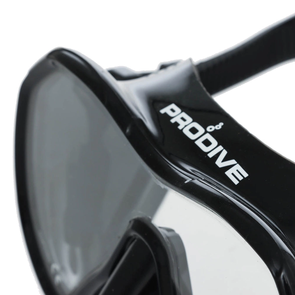 Pro-Dive Extreme Vu Sea Harvester Silicone Free Dive Mask and Snorkel Set Black Pro-Dive Extreme Vu Sea Harvester Silicone Free Dive Mask and Snorkel Set Black