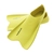 Pro-Dive Silicone Swimming Snorkeling Fins Yellow US2-3