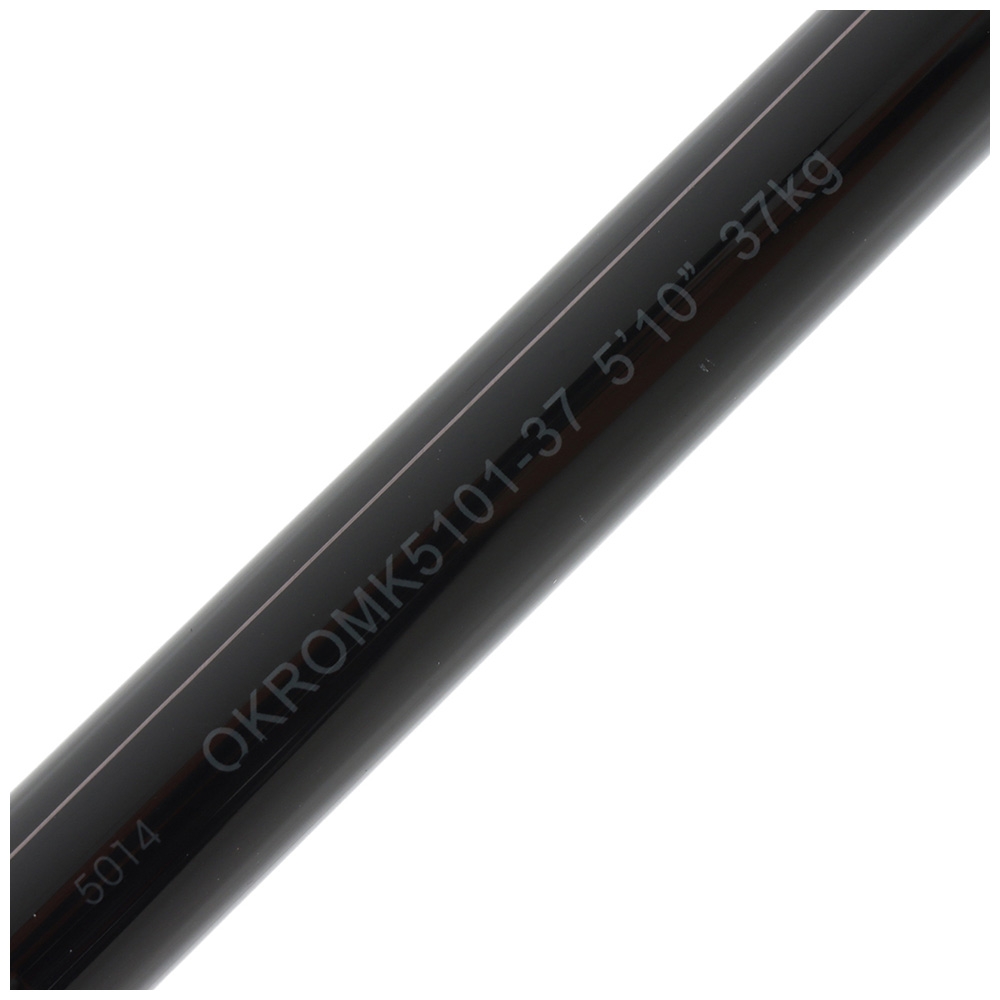 Okuma Makaira Fully Rollered Stand Up Game Rod 5ft 10in 37kg 1pc Black/Silver