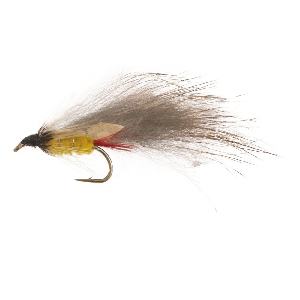 Black Magic Yellow Rabbit Trout Fly A08 5cm