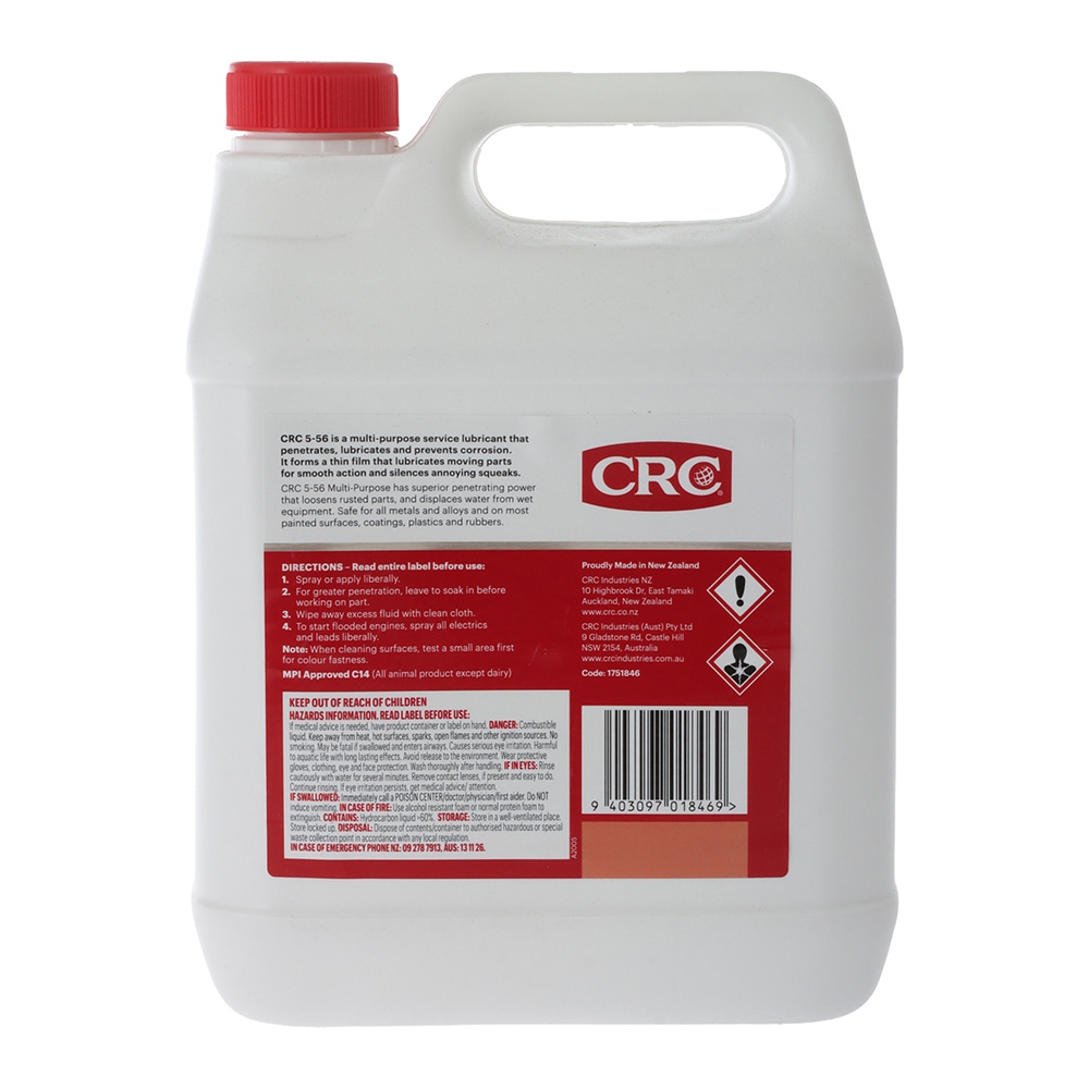 CRC 5-56 Multi-Purpose Lubricant 4L