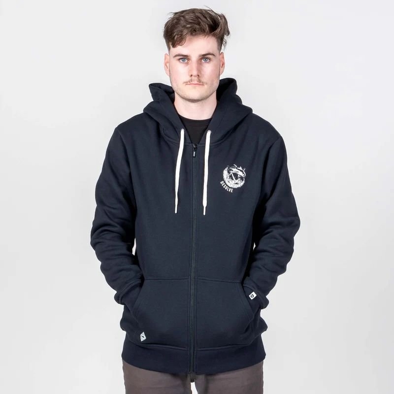 Desolve Anchored UPF50+ Zip Hoodie Navy S
