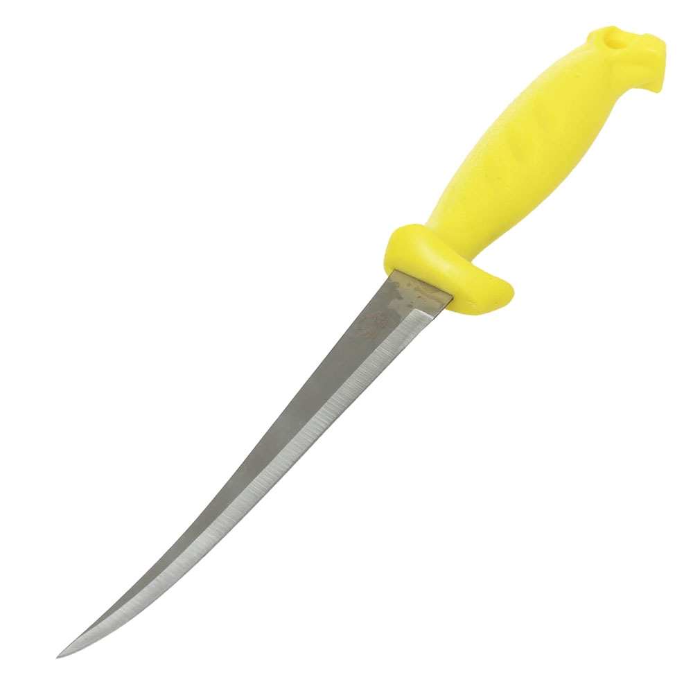 Sea Harvester Stainless Fillet Knife with Sheath Yellow 27cm