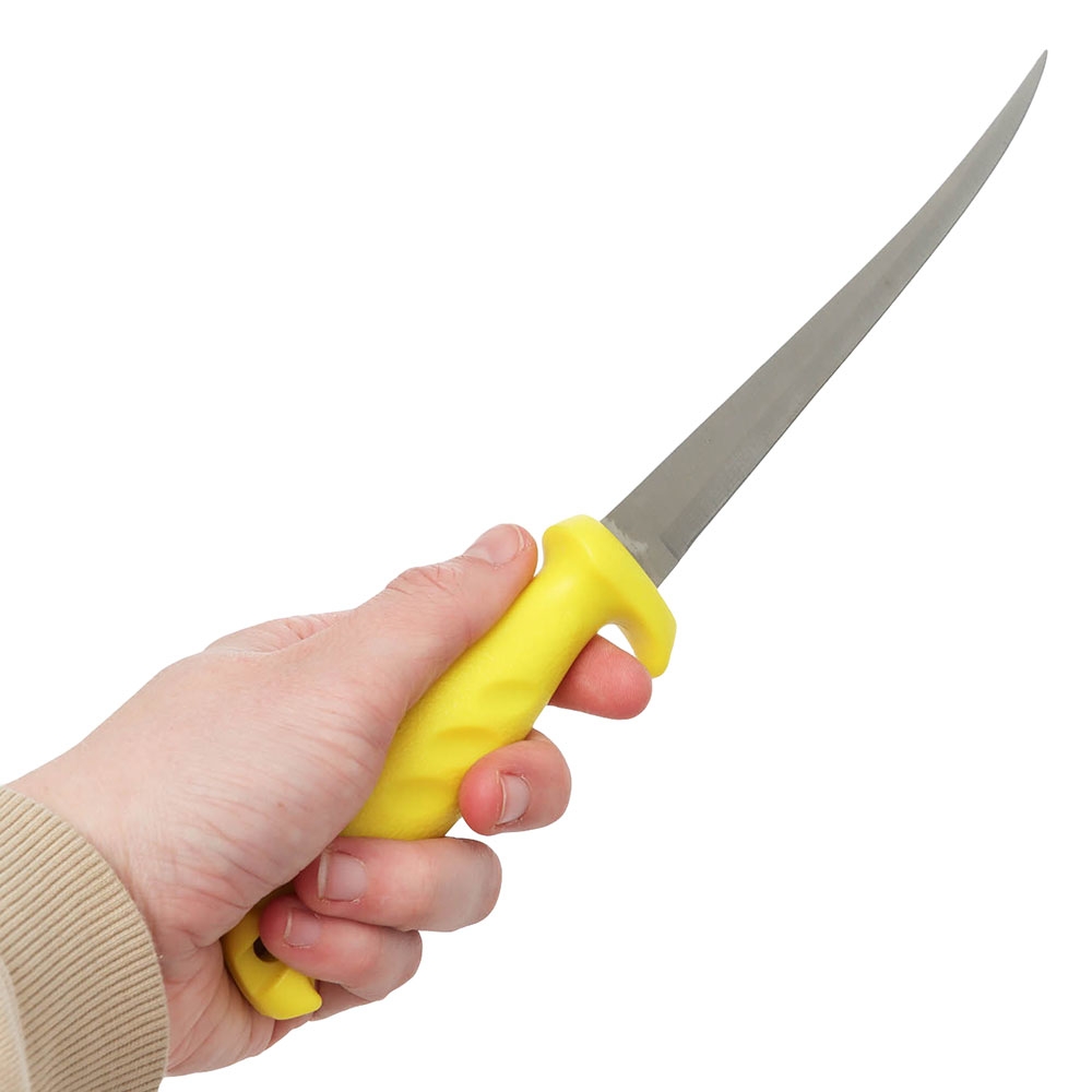 Sea Harvester Stainless Fillet Knife with Sheath Yellow 27cm