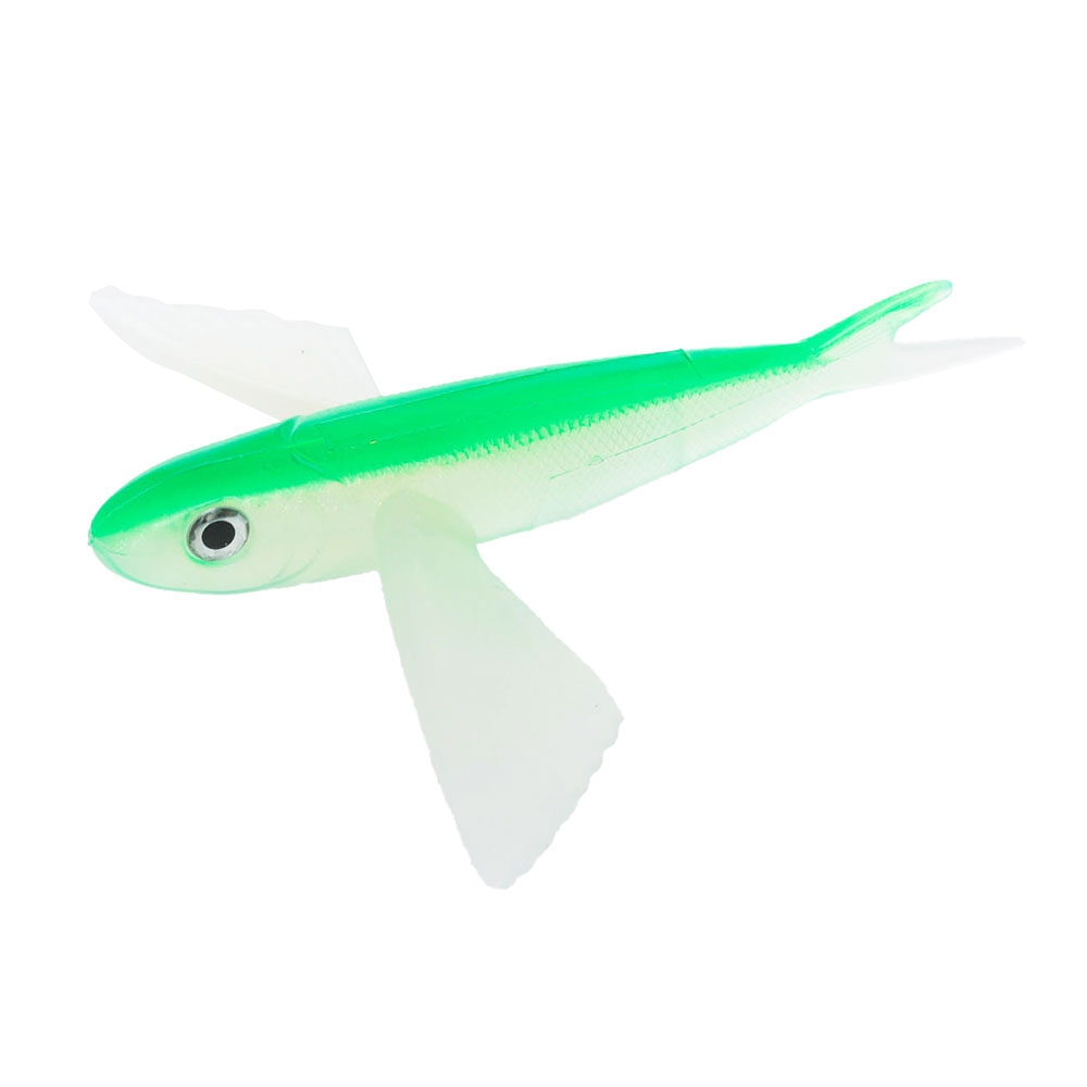 Sea Harvester PVC Flying Fish Trolling Bird Green/White