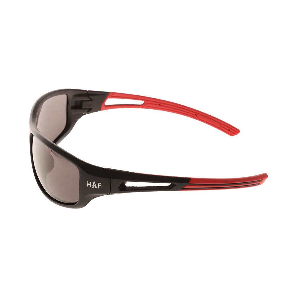 Mad About Fishing Polarised Sunglasses Black/Red Frame