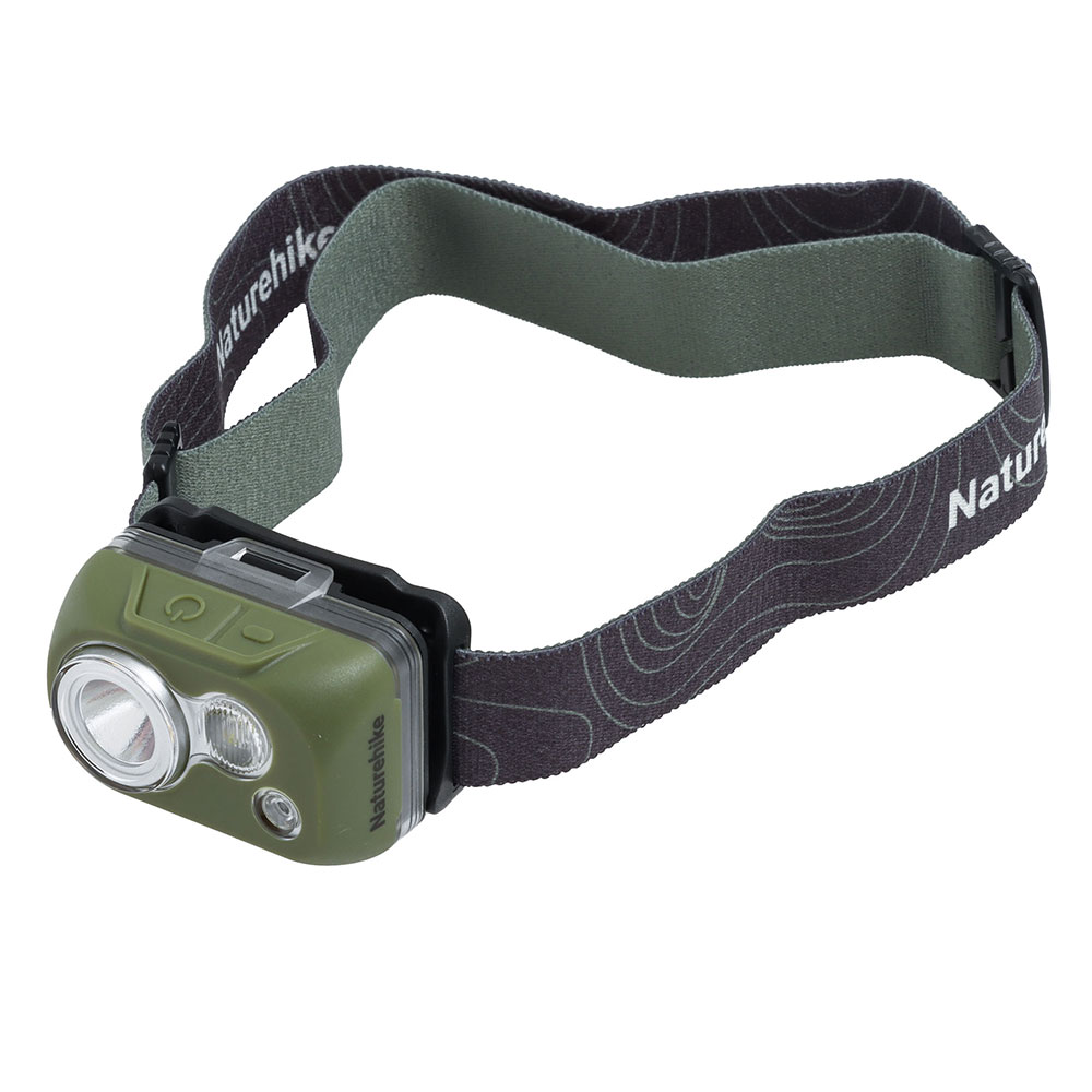 Naturehike Waterproof Headlamp 300 Lumens IP68 Green