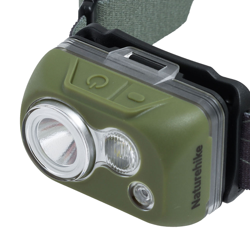 Naturehike Waterproof Headlamp 300 Lumens IP68 Green