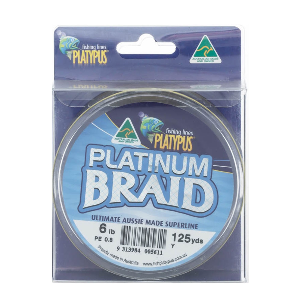 Platypus Platinum Braid Yellow 125yds 6lb