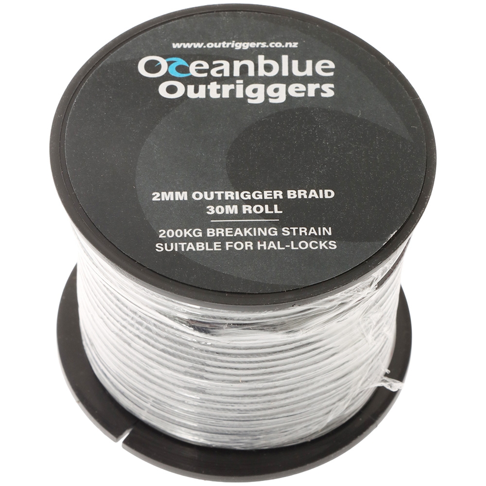 Oceanblue Carbon Super Stiff Rigged Outrigger Game Pole Pair 18ft