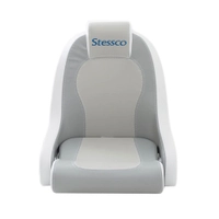 Stessco High Back Boat Helm Seat with Adjustable Bolster Thumbnail Stessco High Back Boat Helm Seat with Adjustable Bolster