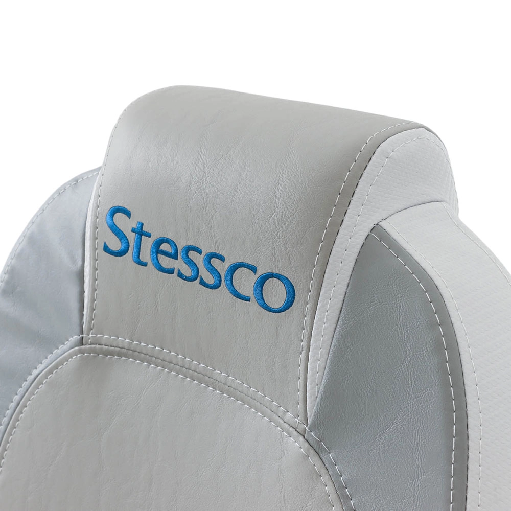 Stessco High Back Boat Helm Seat with Adjustable Bolster Stessco High Back Boat Helm Seat with Adjustable Bolster