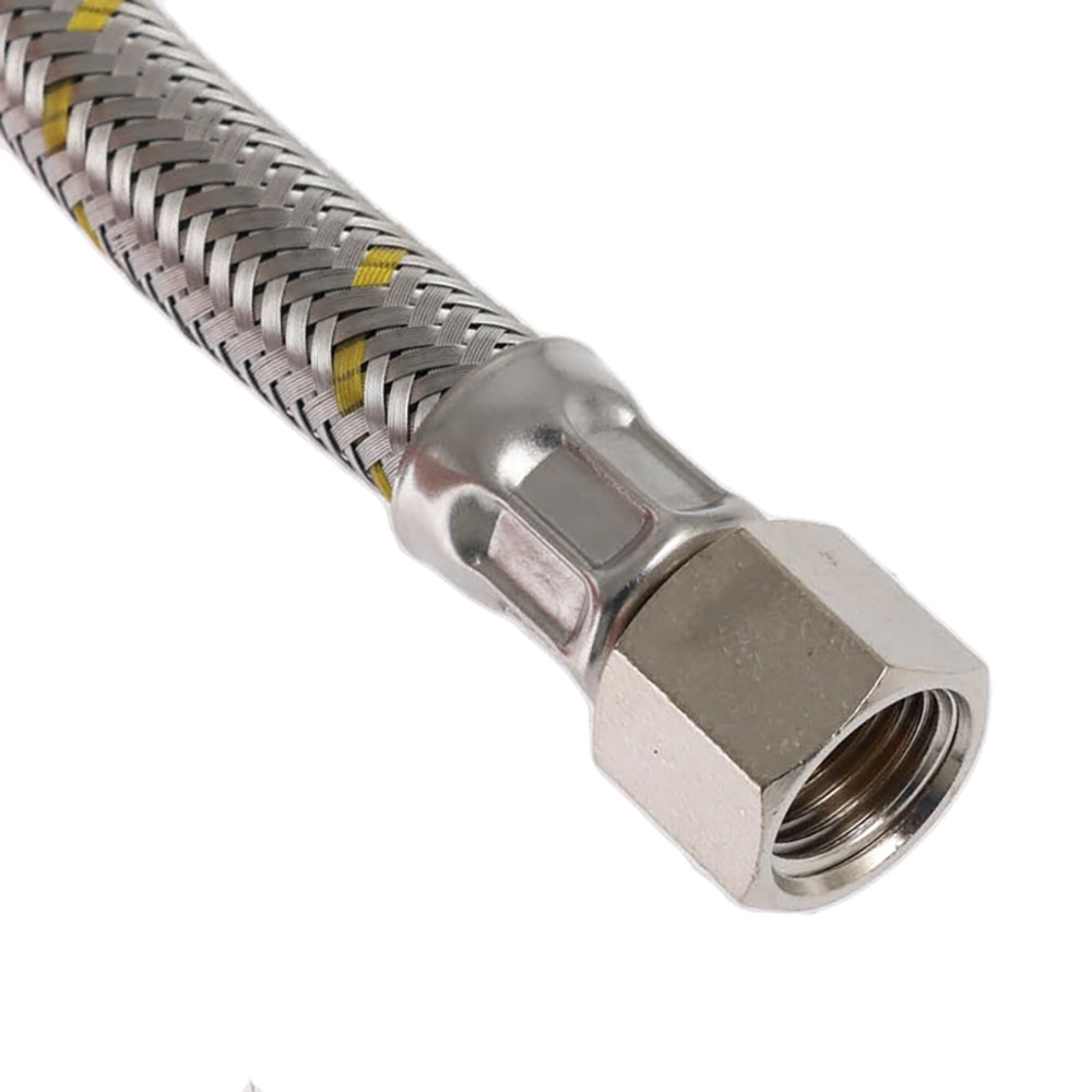 Companion Braided Gas Hose 1200mm LCC27 Reg 1/4in BSP