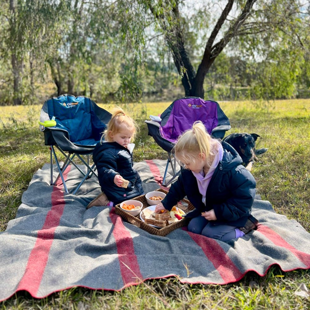 OZtrail Junior Moon Foldable Camping Chair Purple