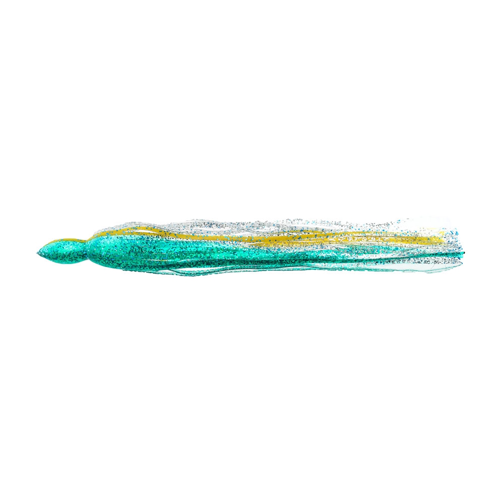 Viper Tackle Tuna Lure Replacement Skirt 254mm Green Over Silver Glitter