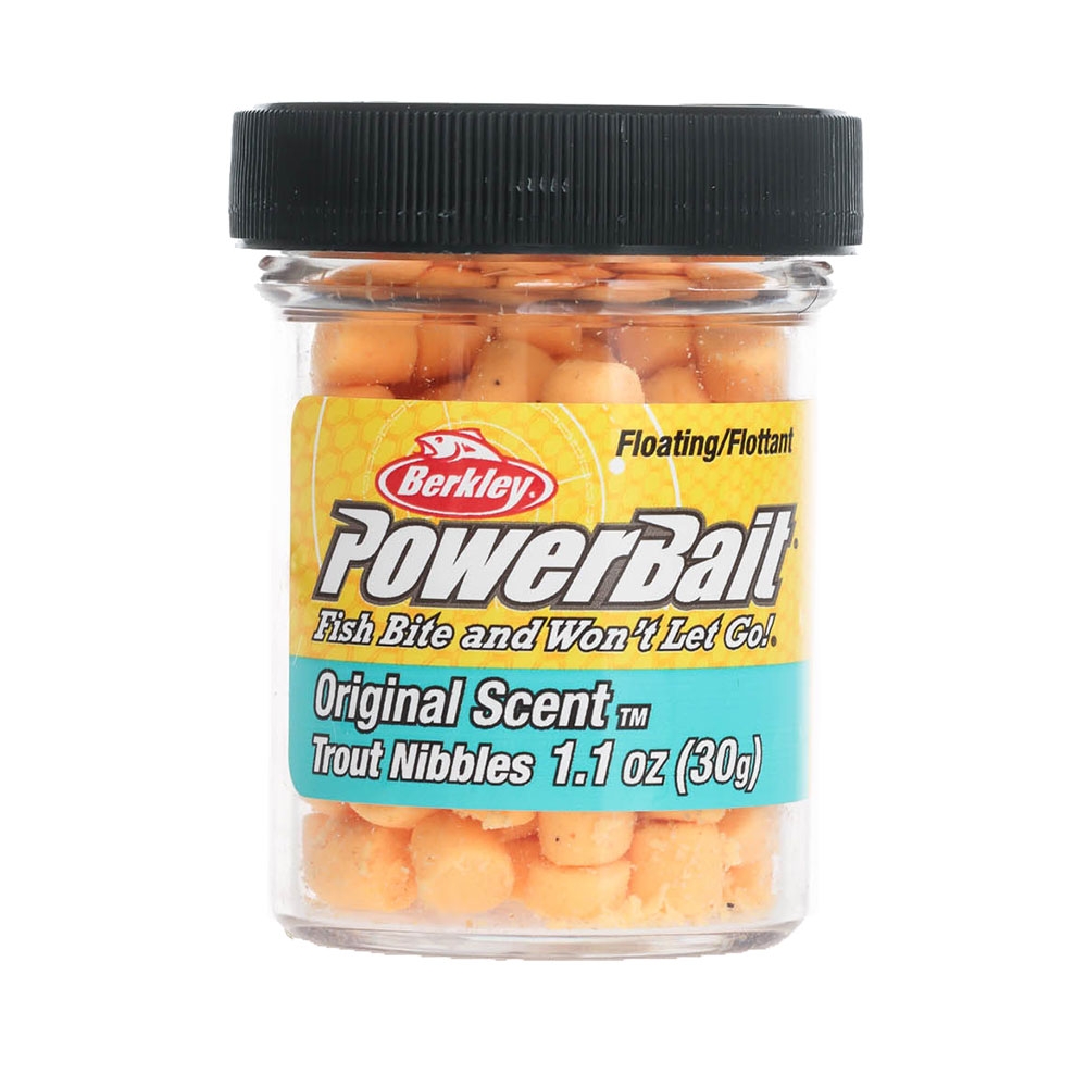 Berkley PowerBait Trout Nibbles 30g Peach