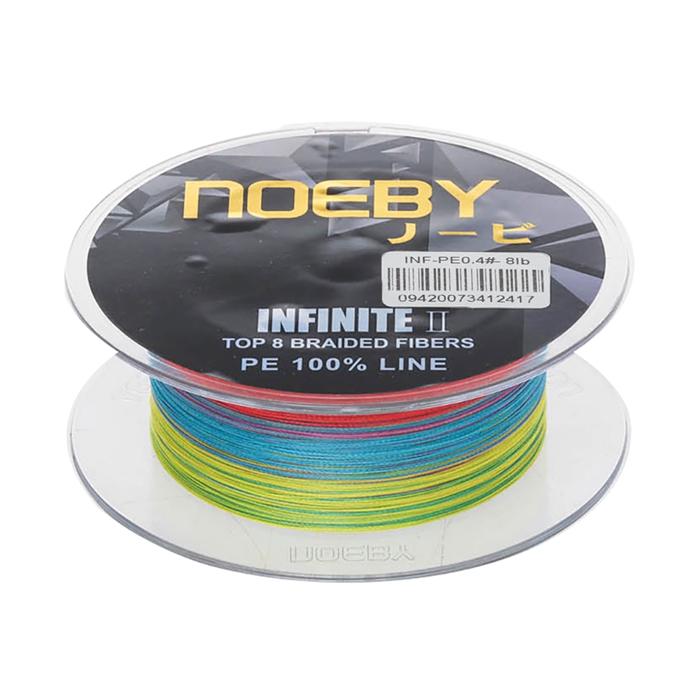 NOEBY Infinite II X8 Pe Braid Multi-Colour 300m 8lb #0.4