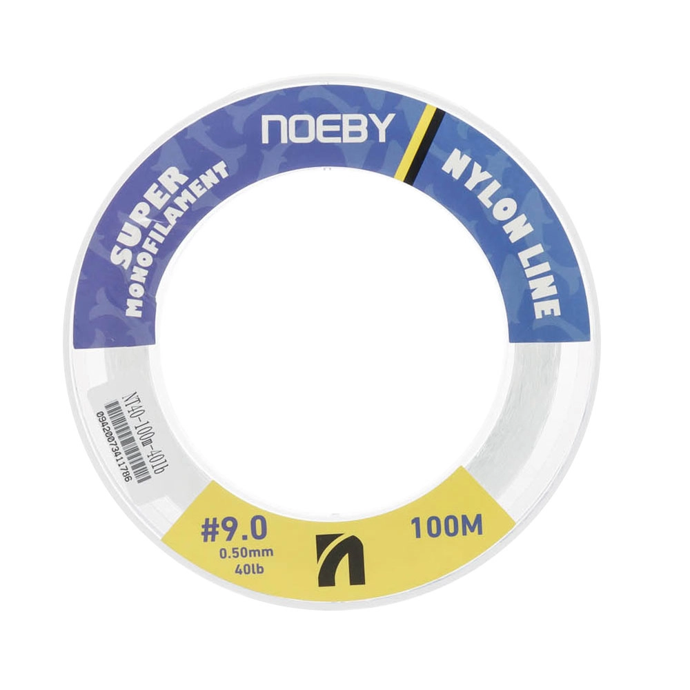 NOEBY Super Mono Leader Clear 100m 40lb NOEBY Super Mono Leader Clear 100m 40lb