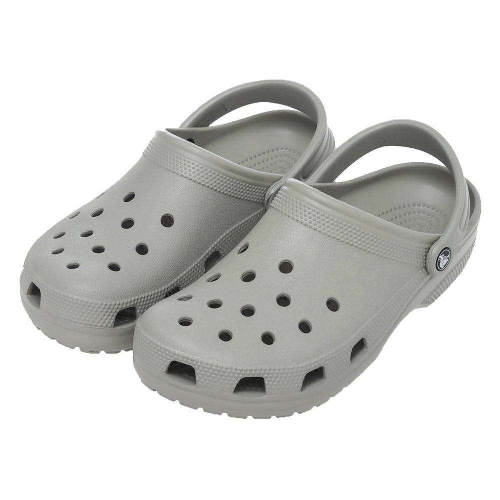 mens grey crocs