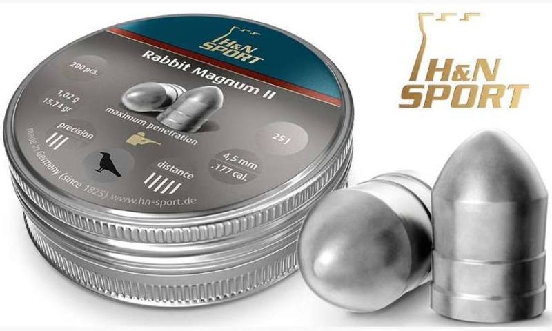 H&N Sport .177 Rabbit Magnum II Pellets 2000 Rounds