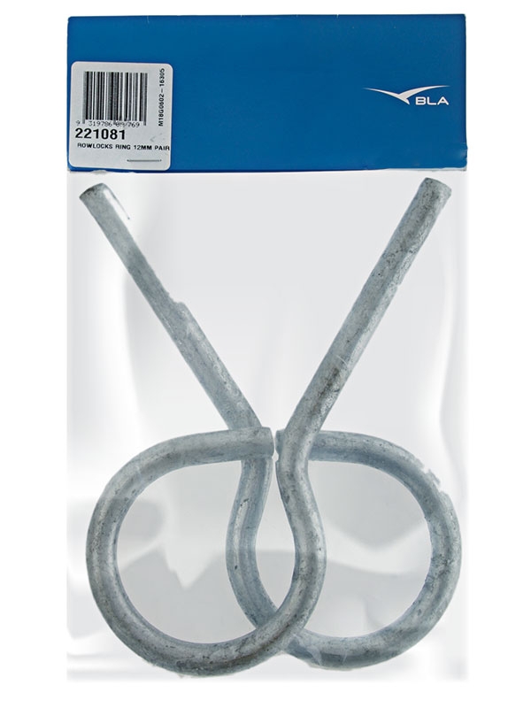Galvanised Ring Rowlocks 12mm Pair