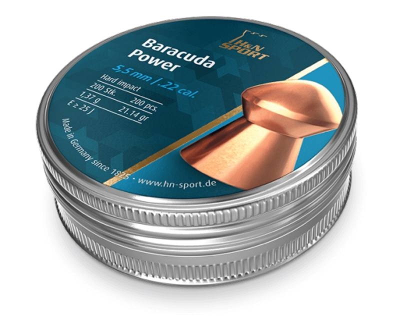 H&N Sport .22 Baracuda Power Pellets 2000 Rounds