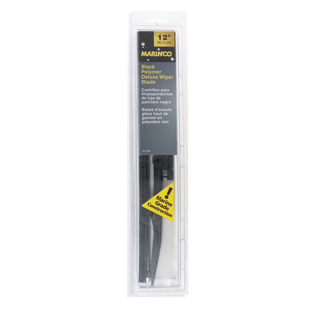Marinco AFI Polymer Wiper Blade Black 12in