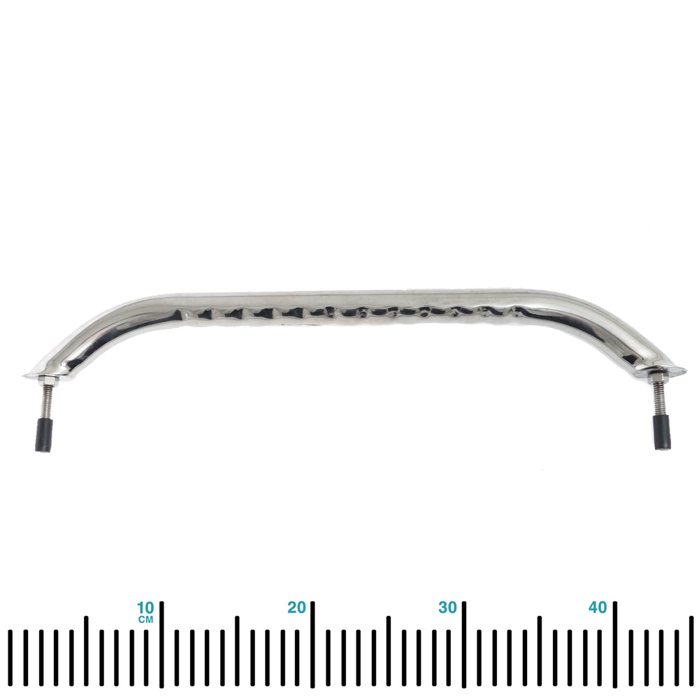 Stainless Steel Wave Stud Mount Hand Rail 16in