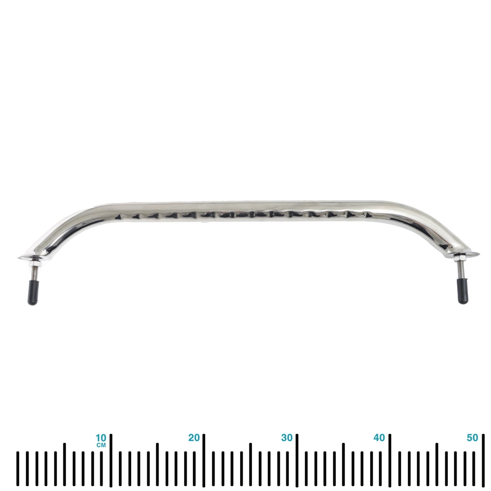 Stainless Steel Wave Stud Mount Hand Rail 18in