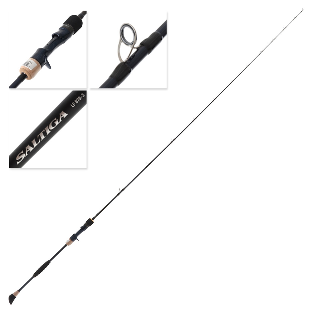 Daiwa Saltiga Longfall Slow Pitch Medium Overhead Jig Rod 7ft PE3 2pc