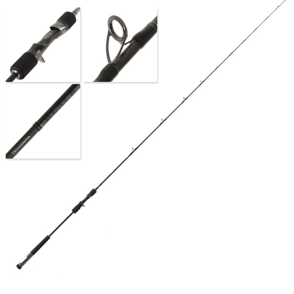Daiwa TD Black III SPJ641-1-2 Slow Pitch Jig Spin Rod 6ft 4in PE1-2 1pc