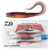 Daiwa BaitJunkie Wave Minnow Soft Bait 5.5in/140mm Qty 6 Smashed Kina