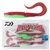 Daiwa BaitJunkie Wave Minnow Soft Bait 5.5in/140mm Qty 6 Toxic Turkey