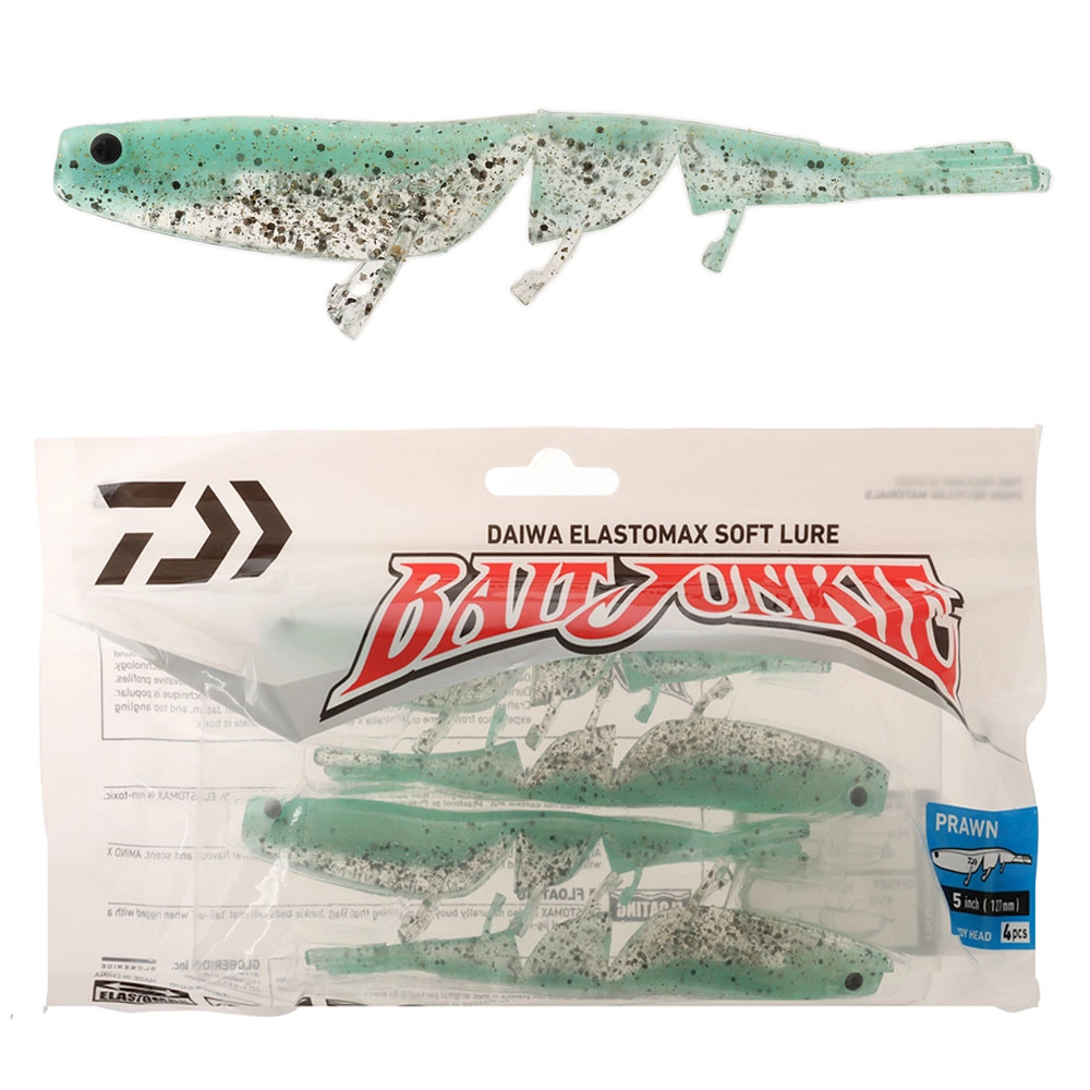 Daiwa BaitJunkie Prawn Soft Bait 5in Hardy Head Daiwa BaitJunkie Prawn Soft Bait 5in Hardy Head