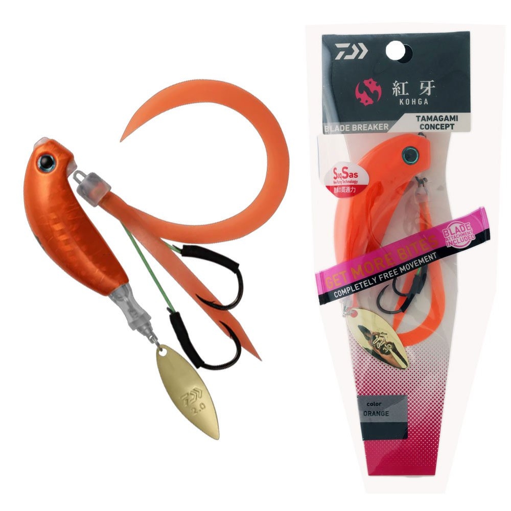 Daiwa Kohga Blade Breaker Slider Jig 80g Orange