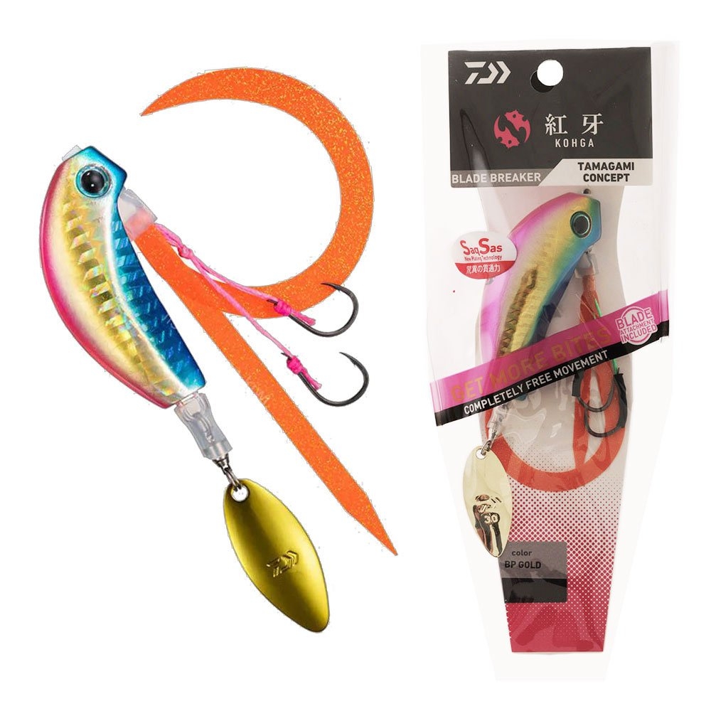 Daiwa Kohga Blade Breaker Slider Jig 100g Blue Pink
