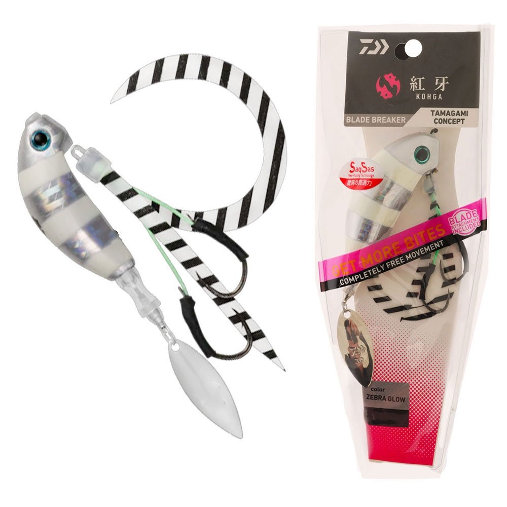 Daiwa Kohga Blade Breaker Slider Jig 120g Glow Stripe