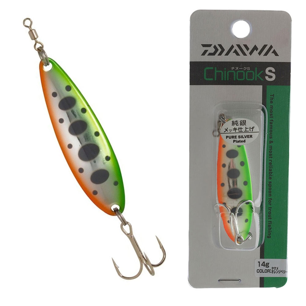 Daiwa Chinook S Trout Lure 14g Yamame Orange Belly