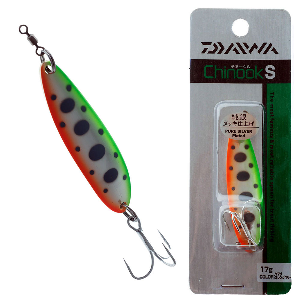 Daiwa Chinook S Trout Lure 17g Yamame Orange Belly