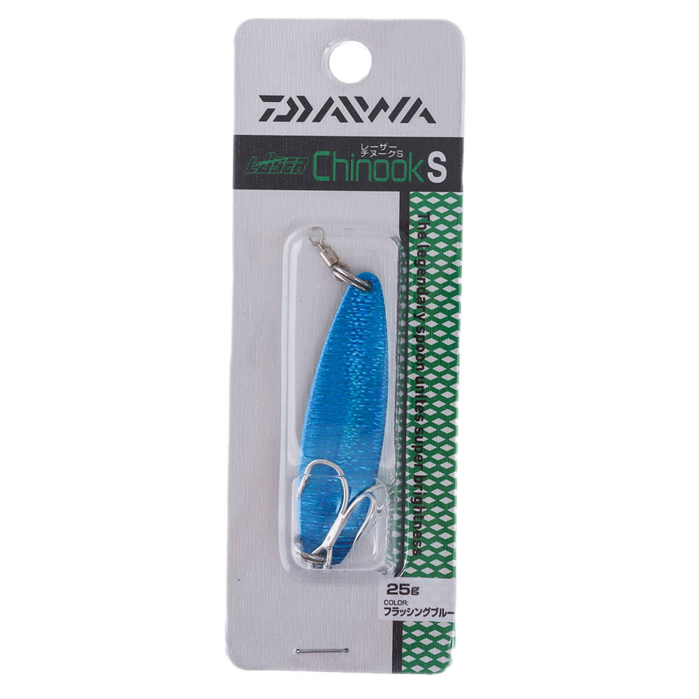 Daiwa Laser Chinook S Trout Lure 25g Flashing Blue
