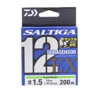 Daiwa Saltiga Durasensor 12EX Si3+ Braid Chartreuse 200m 31lb Thumbnail Daiwa Saltiga Durasensor 12EX Si3+ Braid Chartreuse 200m 31lb