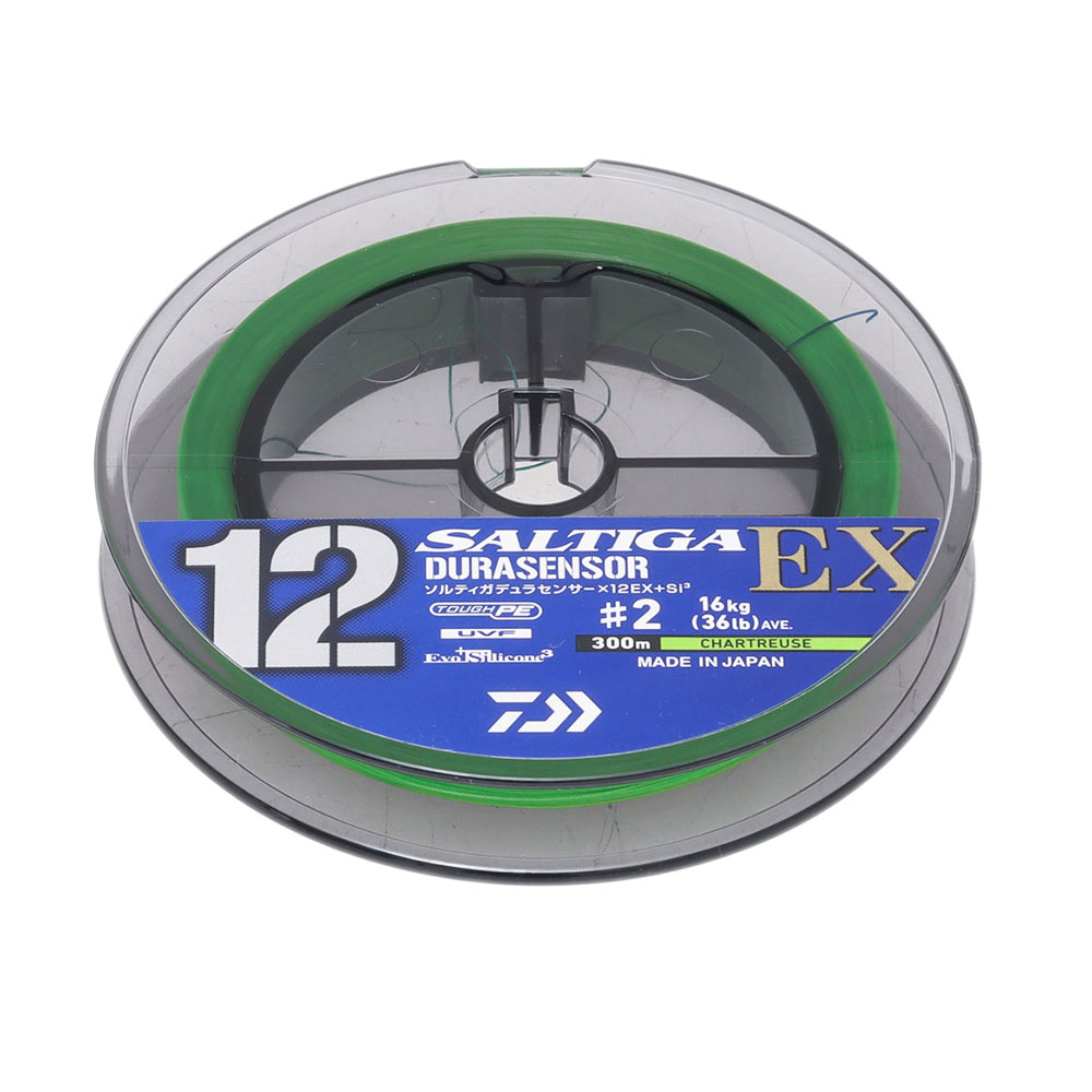 Daiwa Saltiga Durasensor 12EX Si3+ Braid Chartreuse 300m 36lb
