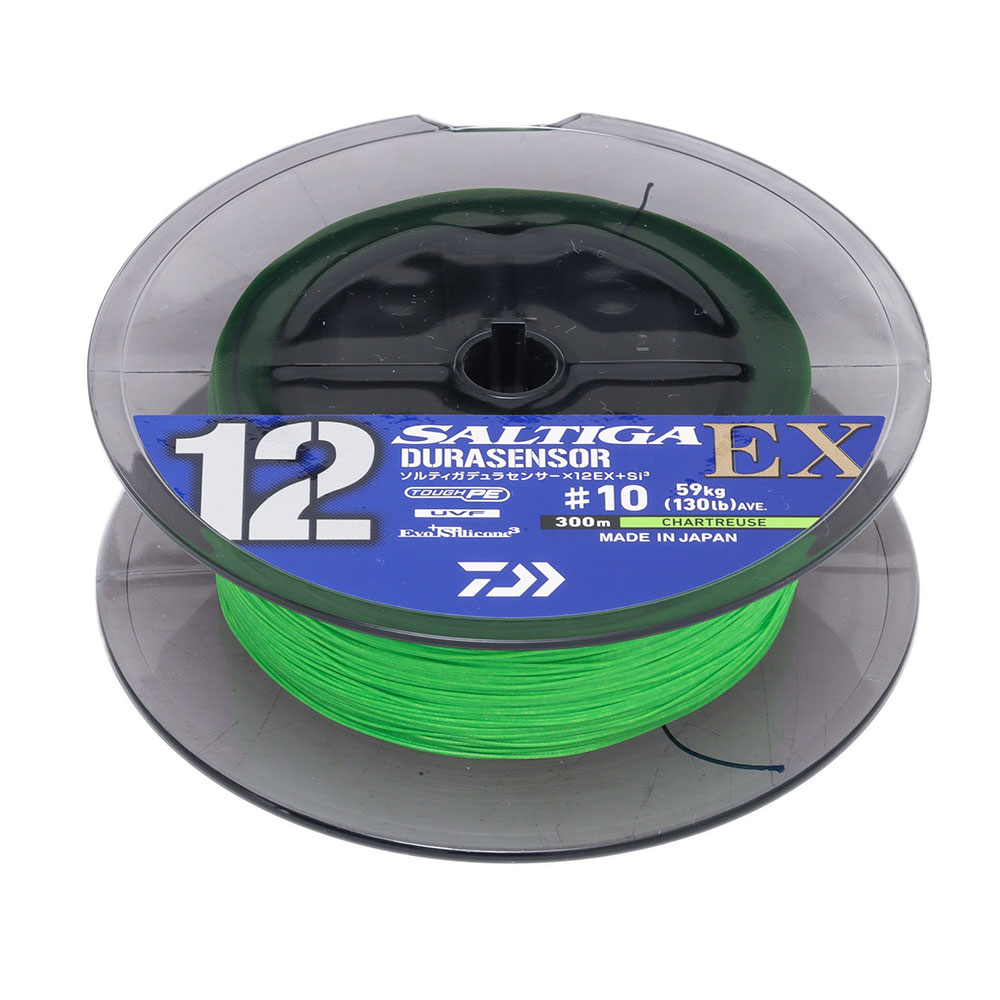 Daiwa Saltiga Durasensor 12EX Si3+ Braid Chartreuse 300m 130lb