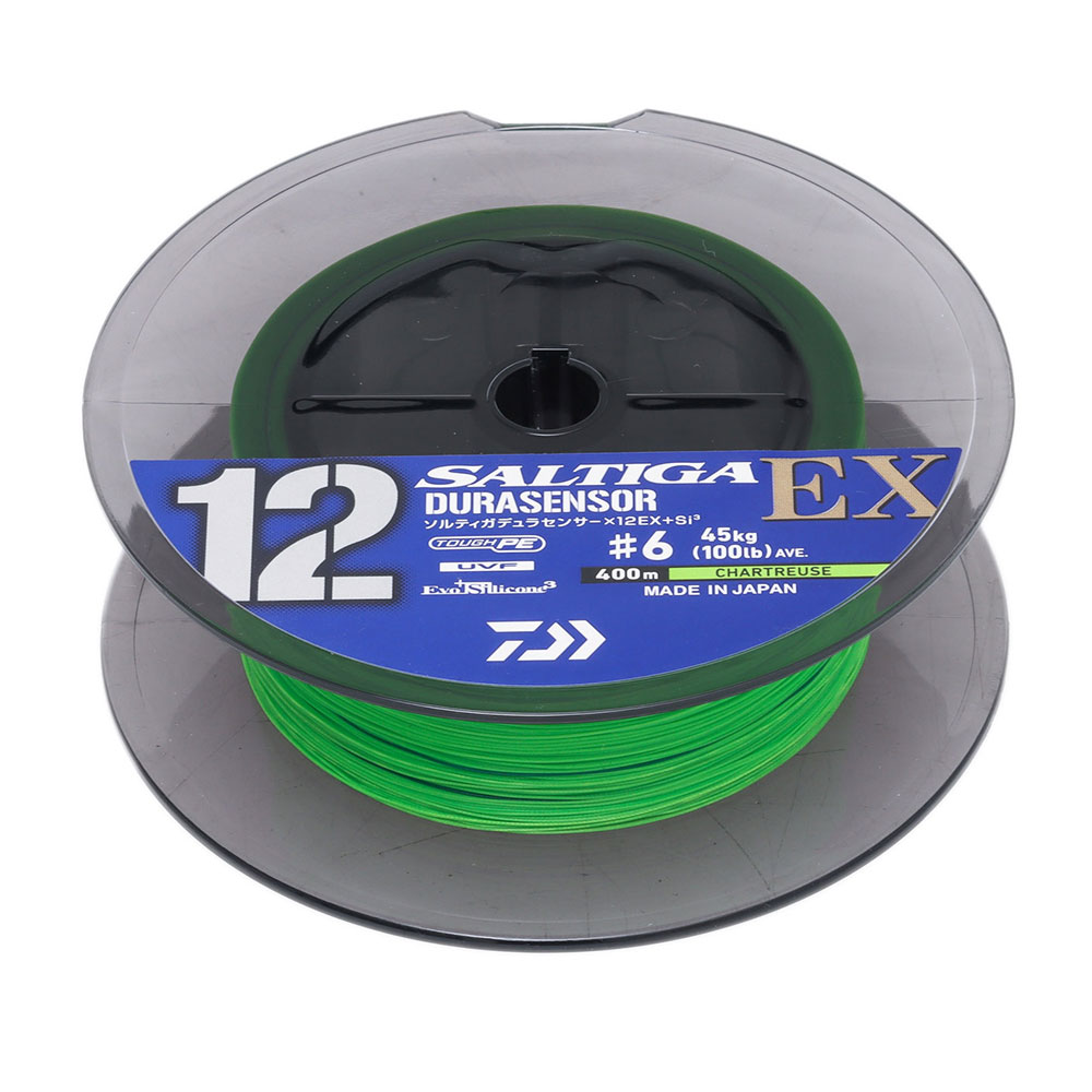 Daiwa Saltiga Durasensor 12EX Si3+ Braid Chartreuse 400m 100lb